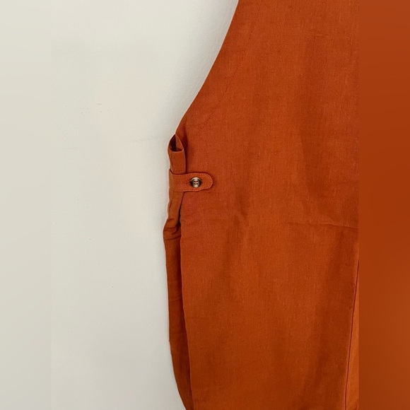 The Sunday Collective Kids 12-13 yrs Jumpsuit Overall Linen/Cotton Blend Argile - Picture 5 of 9